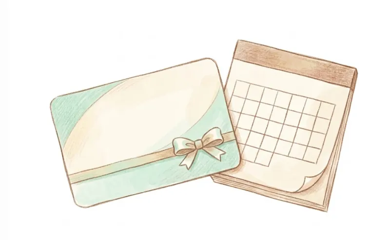 QUOカードのイメージイラスト