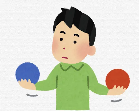 銘柄を比較しているイメージ