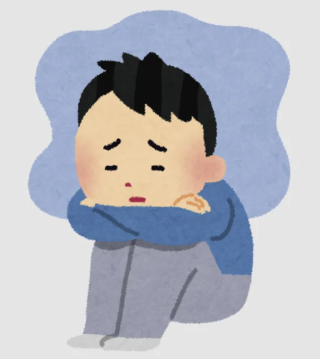 うつ病の人の画像